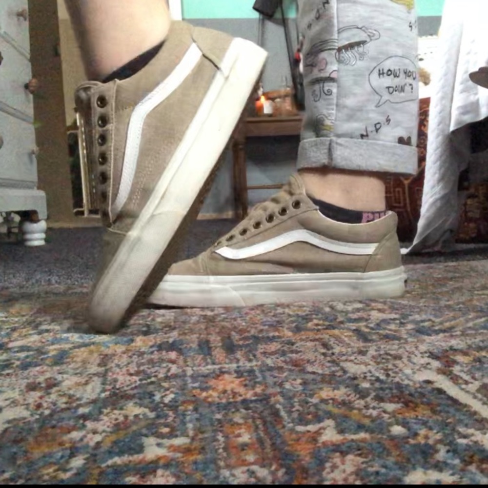 Tan Vans - image 3